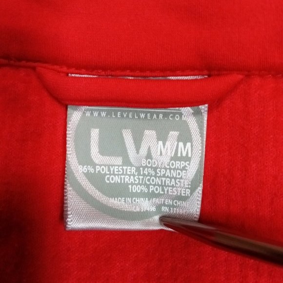 Chicago Blackhawks Womens Track Jacket Red Lightweight NHL Hockey Level Wear M‎ - Picture 8 of 14